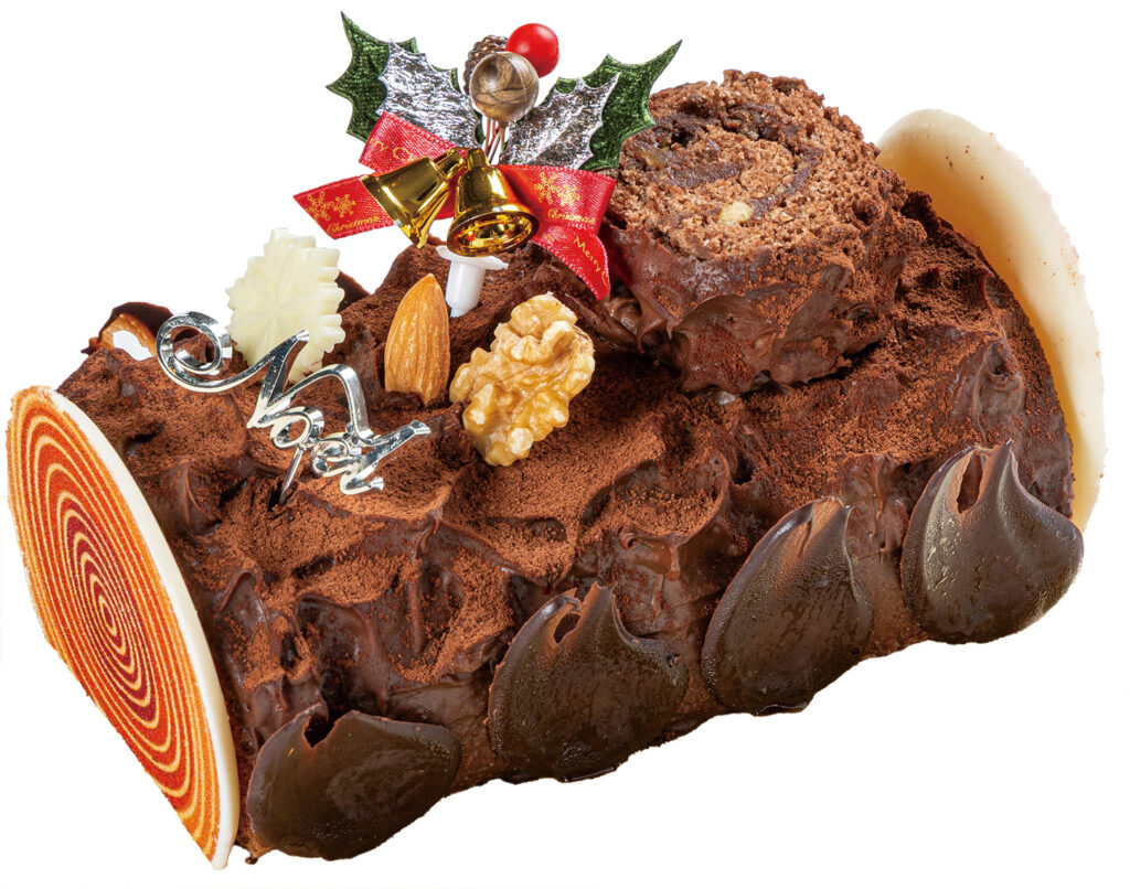 ☆☆☆Noelケーキ~ル-ロショコラ~☆☆☆
最高級のコクのあるク-ベルダークチョコレ-トの生チョコレ-トを、香ばしい焼クルミをトッピングして、口どけの良いショコラ生地で包み込みました。やみつきになる絶品チョコレ-トSweetsです。